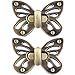 Produktbild Lhbfcy Metall Geldbörse Sperre Twist Turn Lock Geldbörse Sperre Geldbörse Drehverschluss Snap Weiblicher Taschen-Schmetterling-Geldbeutel Sperre Für Leder Handtasche Tasche Zubehör (Bronze)