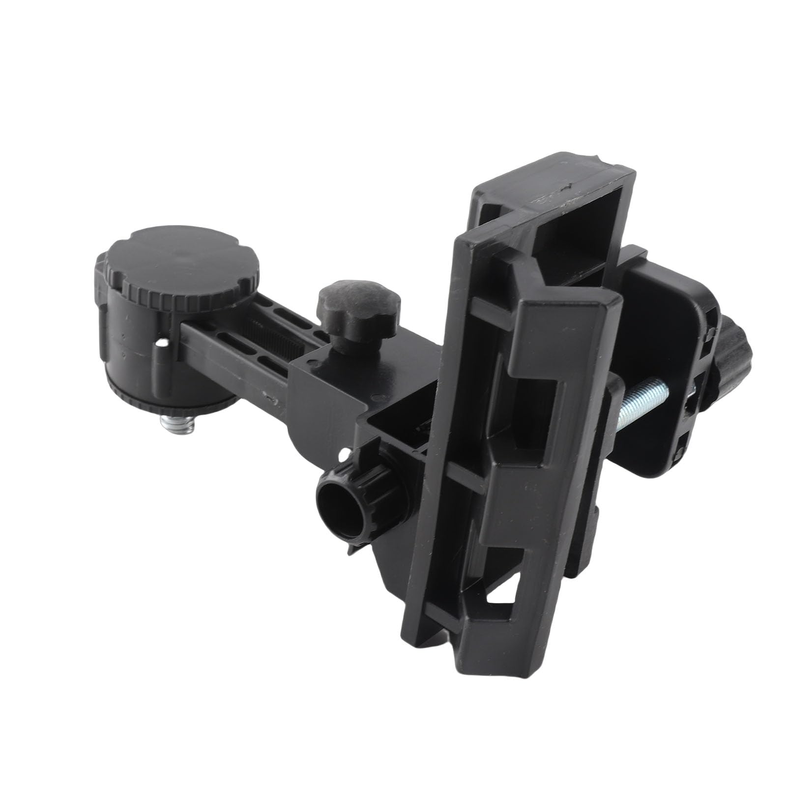 Adattatore di Livello con Staffa Regolabile Fine, Supporto Misurazione Livello 360° Base Girevole L-Shape Clip Strumenti Layout Precisione