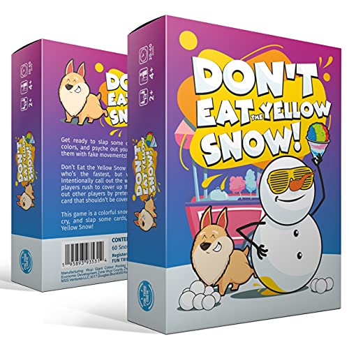 Family Games | Card Games for Kids, Teens, Adults | Party Games | Game Night Dinner Activity | Games for Teens | Fun Games for Adults | Travel Games | Camping Games | Don't Eat The Yellow Snow!