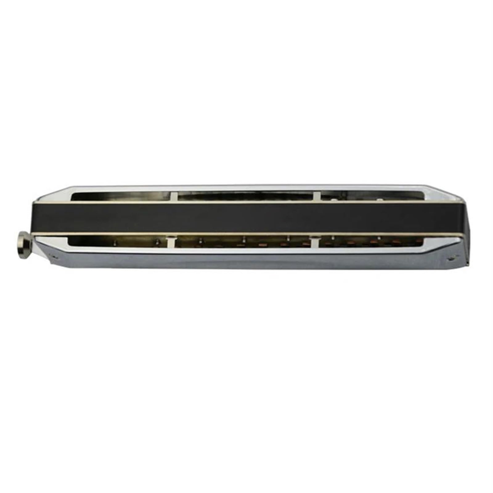 armonica a bocca Armonica Cromatica 16 Fori / 64 Toni Strumento Musicale Strumento A Fiato Per Prestazioni Professionali Organetto A Bocca (Color : Black)