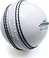 jaspo Incrediball Soft T20 Cricket Training Ball - Durable PVC 229cm White Ball for Indoor Outdoor Practice All Ages