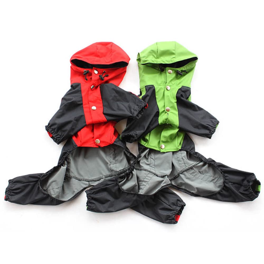 Płaszcz przeciwdeszczowy dla psów, Corgi Dog Clothes Kombinezon Wodoodporna Odzież Raincoat Kaptur Kurtka Przeciwdeszczowa Artykuły Dla Zwierząt(Orange,D L)