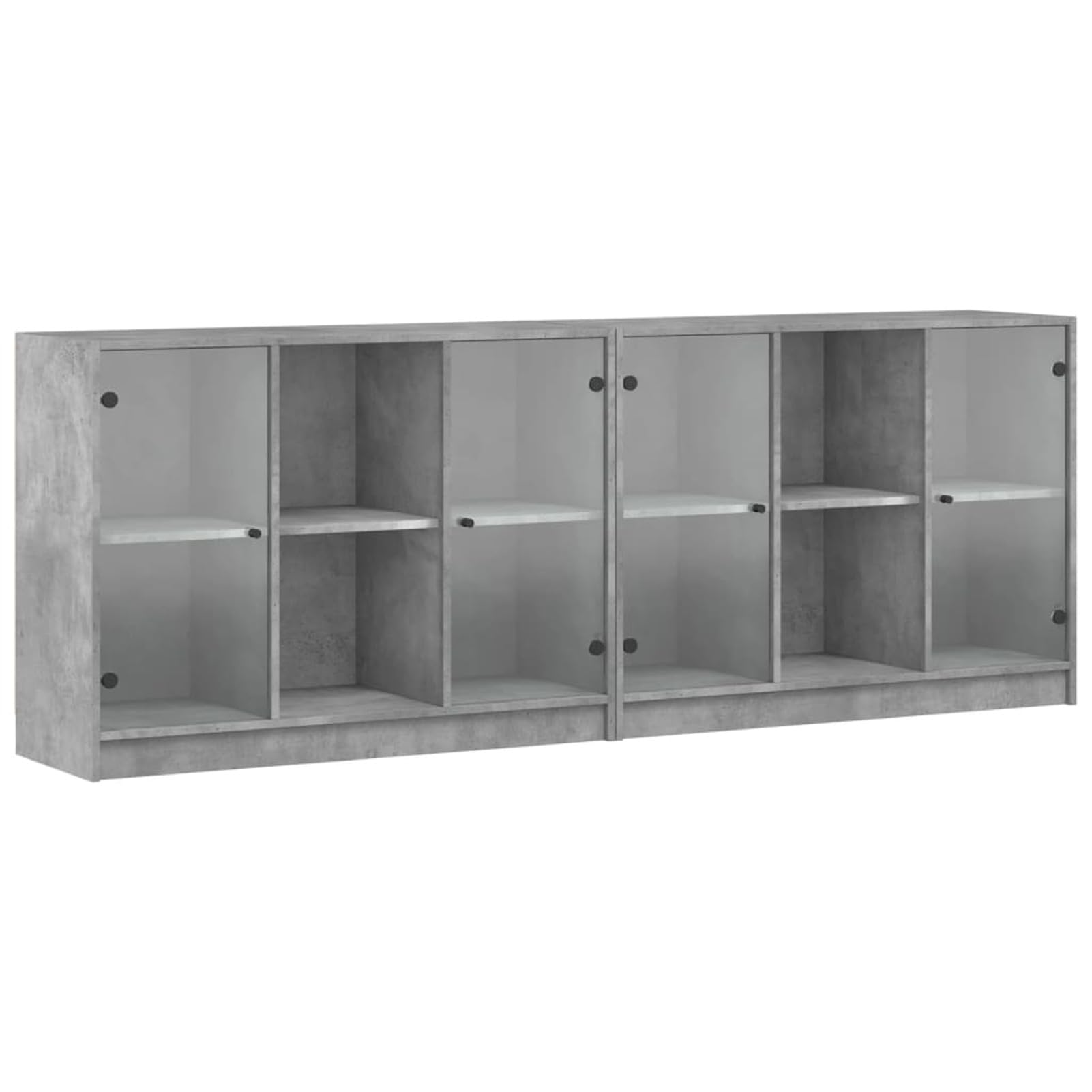 Gecheer Librería con puertas, armario librería, estantería con puertas, librería moderna, librería vitrina, vitrina, vitrina salón, vitrina salón, armario vitrina, vitrina sala, vitrina vitrina,