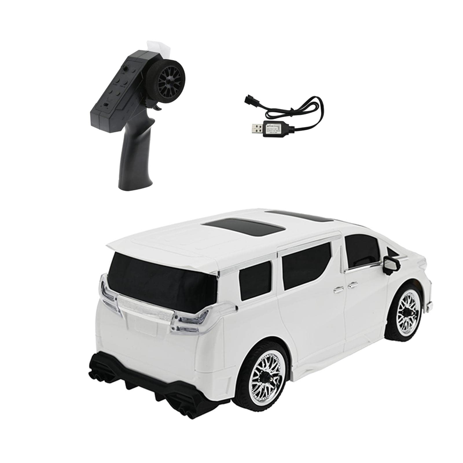 MN68 RC Car Rock Crawler Remote Control Remote Control Rock Crawler Car Vehicles 1:16 Scale Climbing Car for Kids Boys Birthday Gifts, Black (Color : White)