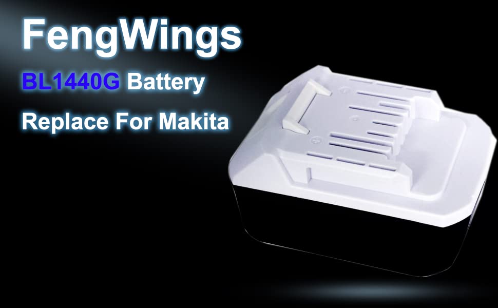 3 pièces) 2X Batterie BL1413G 14,4V 1,3Ah & Chargeur DC18WA 14,4V