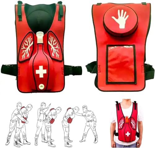 Self-Assist Anti Choking Device TASEKI Anti Choking Obstruction Trainer Vest with Back Slap - Heimlik Practice Training Model...