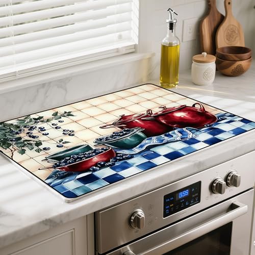 Image of Stove Top Cover for Glass Electric Stove (Bilberry, 30 inch x 21 inch)