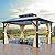 YITAHOME 10x12FT Hard-Top Double Roof Gazebo Canopy Outdoor with Netting and Shaded Curtains, Aluminum Frame Polycarbonate Hardtop Garden Tent for Patio, Backyard, Deck and Lawns, Brown