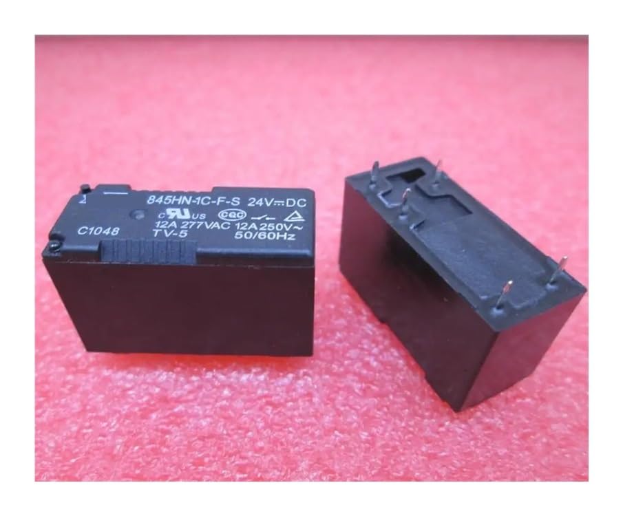 Relais 24V CC 845HN-1C-FS Song Chuan DIP5 pour circuit imprimé, lot de 10 pièces