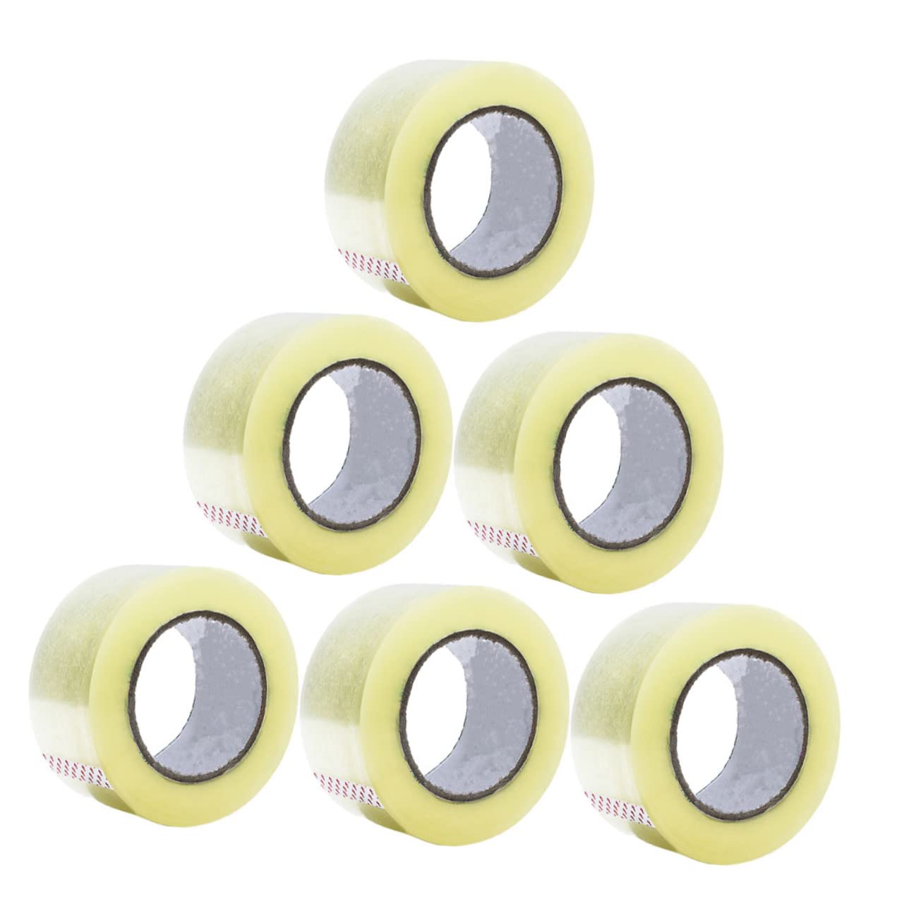 Artibetter 6 Rouleaux Ruban Adhésif Transparent Pack de Ruban de Scellage pour Déménagement et Forte Usage Pratique Maison