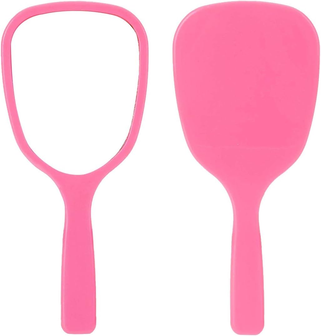 Aestivate 4PC Hand Mirror, Travel Handheld Mirror, Cosmetic Mirror with Handle (4PC)