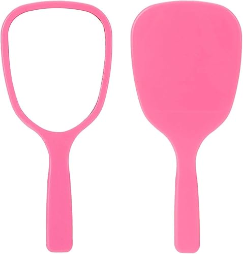 Miniatura 4 de Aestivate Espejo de mano de 4 piezas, espejo de mano de viaje, espejo cosmético con mango (4 piezas)