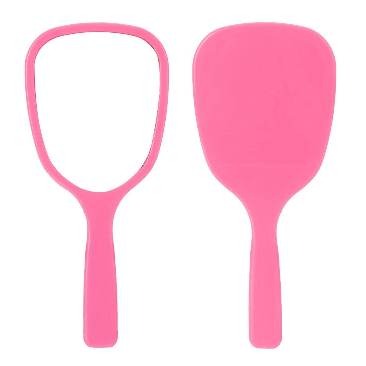 Espejo de mano de 4 piezas, espejo de mano de viaje, espejo cosmético con mango (4 piezas) 4
