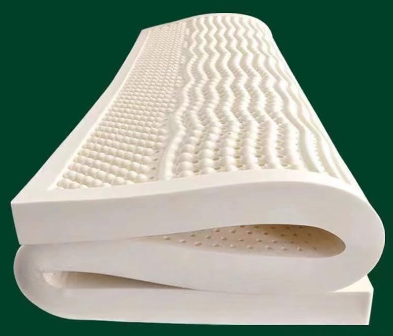 Materasso ipoallergenico in lattice naturale – raffreddamento 10 cm di spessore con supporto PC, dimensioni 100 x 190 cm, perfetto per chi soffre di allergie e sonno confortevole