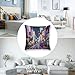 FodPand Soft Plush Purple Tokyo Streets Couch Pillow Covers 26x26 Decorative Square Body Pillow Case with Hidden Zipper Skin-Friendly & Anti-Pilling Cushion Cover for Living Room Bedroom Sofa Patio