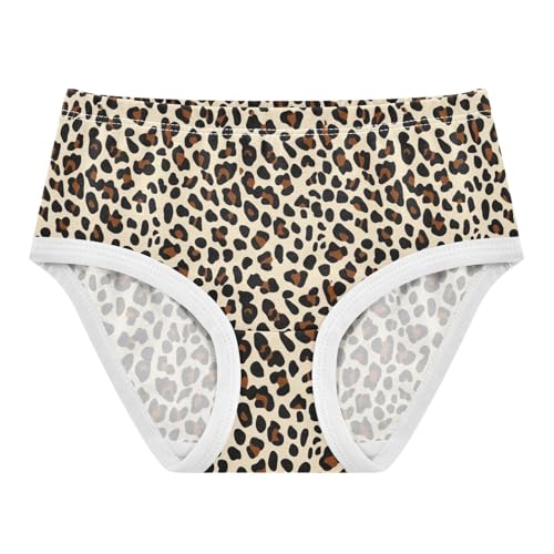 Animals Toddler Girls Underwear 2t Cotton Panties Little Girl Black Brown Spots Art Underpants Briefs
