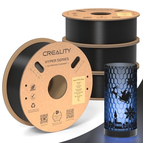 Image of Creality Hyper PETG Filament for K1 /K1 Max /K1C, High Speed 30-600mm /s 3D Printer Filament PETG, No Stringing Good Layer Adhesion Fit Various 3D Printers 4KG