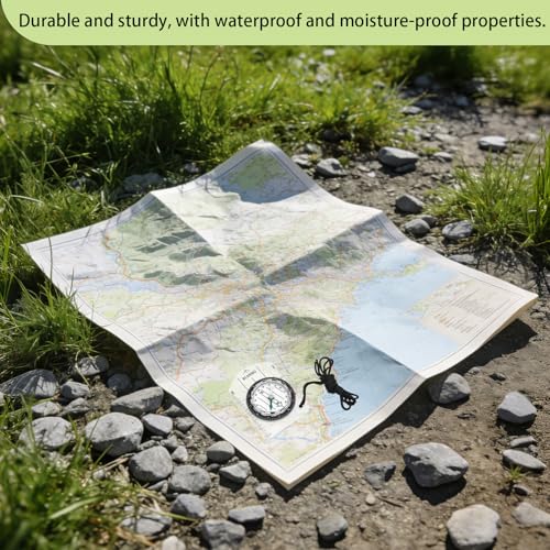16 piezas de brújulas de orientación impermeables para senderismo, camping y actividades al aire libre miniatura 4