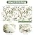 Nukofal Vintage Bird Peel and Stick Wallpaper Floral Bird Contact Paper 16.9inch x 118.1inch Leaf Floral Wallpaper Peel and Stick Boho Self Adhesive Removable Wall Paper for Bathroom Wall Decorative