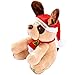 Dimple 'Ginger' Christmas Holiday Dog Stuffed Animal 9