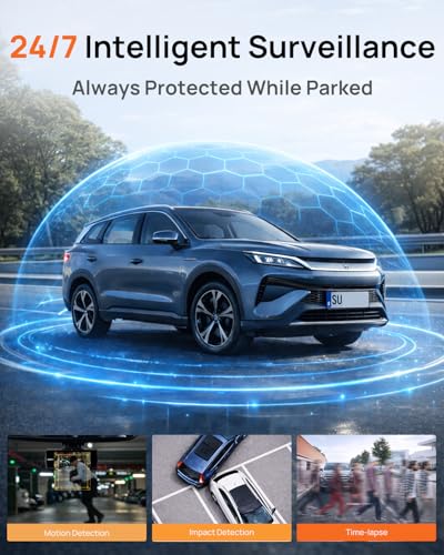 Image of BlackVue SAFY9, 4K Dash Cam Front and Rear, HDR, STARVIS Sensor, AI Night Vision, Free 256GB Micro SD Card Included, Dash Camera for Cars, 24H Parking Mode, Wi-Fi, GPS, LCD Display, App Control