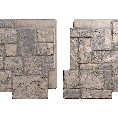 EverStone Castle Rock Faux Stone Panel, 49"W x 24 1/2"H x 1 1/4"D, Boardwalk Bay Color by Ekena Millwork - Used condition - Image 8