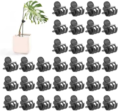 10 Stück Pflanzenklammern Schmetterling - Transparente Clips Für Orchideen & Blumen Zum Stützen & Halten