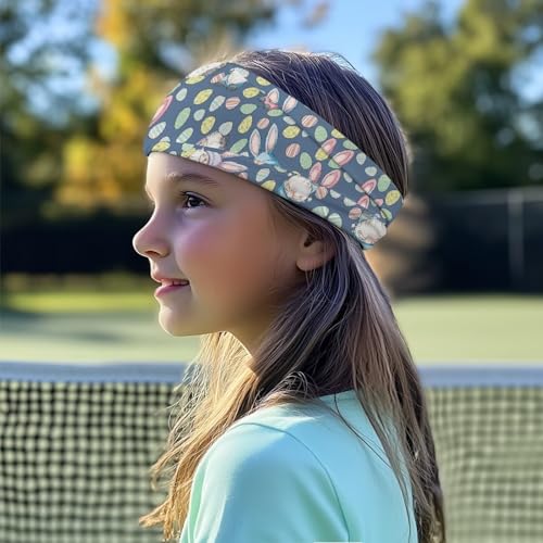 Headbands for Kids Sweat Bands Sweat Absorbing Elastic Hairband3