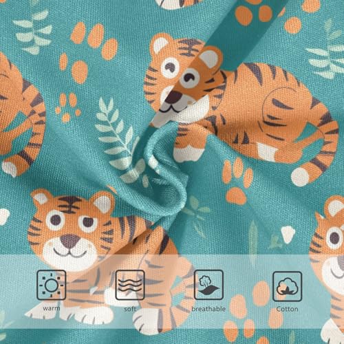 Wusikd Cute Tiger Girls' Underwear Cotton Girls Briefs Soft Toddler Underwear 2T3