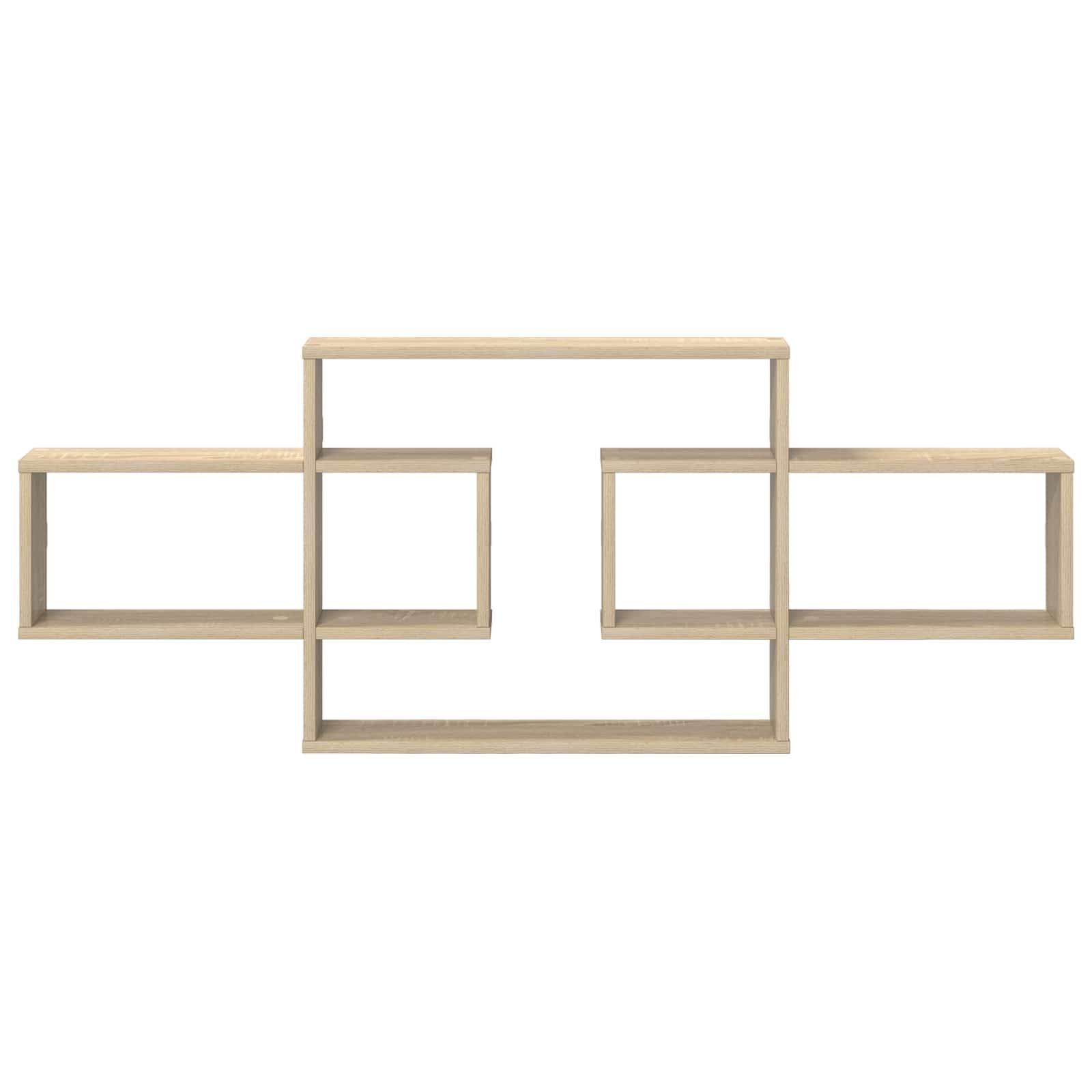 vidaXL Estante de Pared Roble Sonoma 130 x 10 x 50 cm