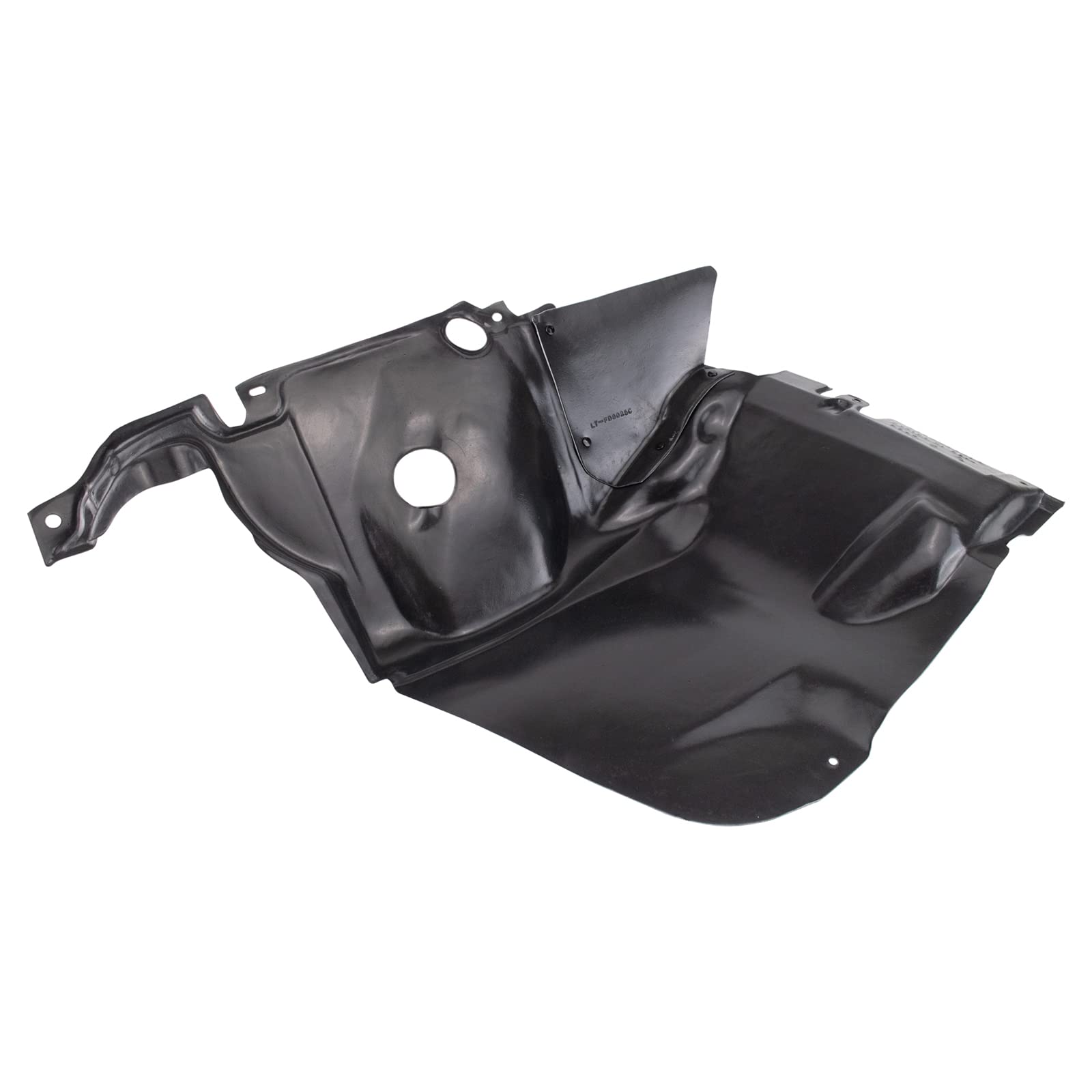TRQ Front Driver Side Engine Splash Shield Black Compatible with 2009-2012 Ford Escape 2009-2011 Mercury Mariner FO1250150