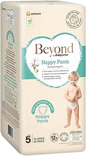 Beyond by BabyLove Nappy Pants, Size 5 (12-17kg) | 32 Pieces