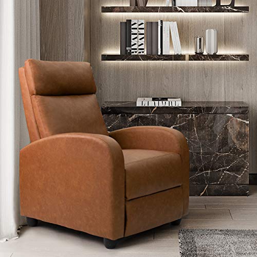image for Homall Recliner Chair Padded Seat PU Leather for Living Room Single So