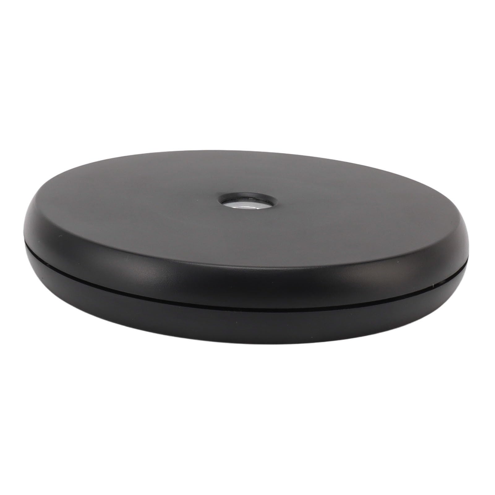 Aramox Mesa de Exhibición Giratoria Eléctrica Soporte de Exhibición de Placa Giratoria ABS Luz LED de 25 Cm Carga de 20 Kg Rotación de 360 ​​​​grados para Figuras de Joyería Cosméticos Teléfonos de