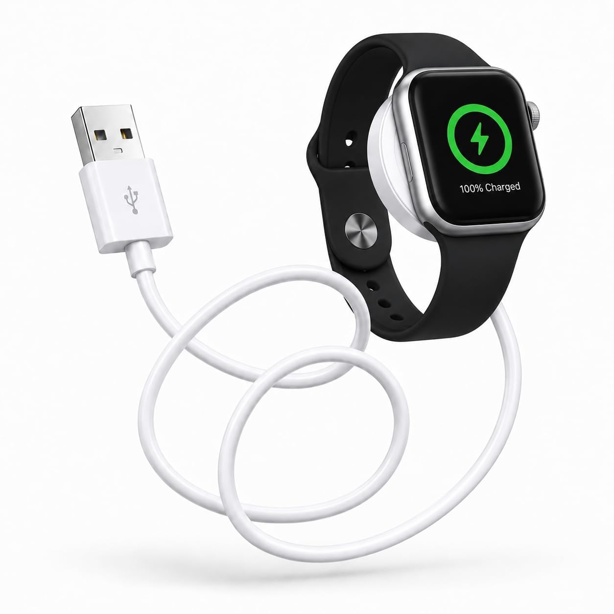 Smart Watch Charger Charging Cable Compatible with with T800, T900 T10 Ultra, HW22 Pro, HW68 Ultra, K16, K19, 8Ultra, X8 Ultra Smartwatches Ultra All Smart Watch USB Charger for Smartwatch-image-16