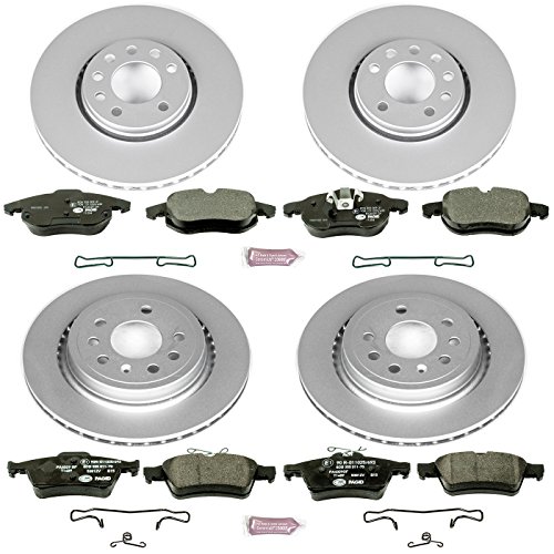 Image of Power Stop ESK986 Front & Rear Euro-Stop Brake Kit Saab For Saab 9-3 2003-2011 [Model Specific]