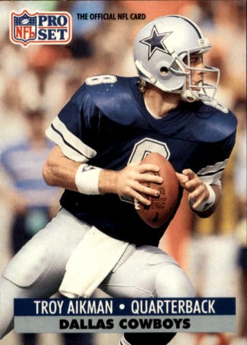 1991 Pro Set Football Card #128 Troy Aikman