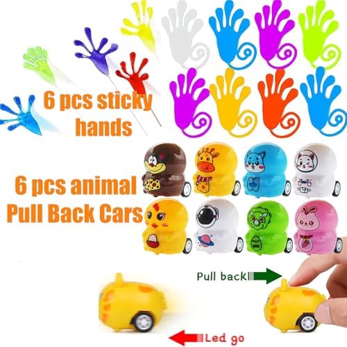 124 Pcs Party Favors for Kids, Goodie Bag Items, Loot Bag Fillers, Pinata Filler, Treasure Box Toys for kids Classroom Prizes, Treasure Chest, Easter Basket Egg Fillers Birthday Gifts — view 4