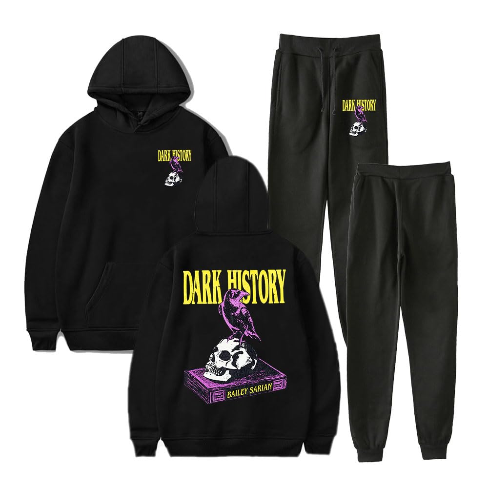 Bailey Sarian Dark History Hoodies Jogger Pants Two Piece Set Sweatshirts Sweatpants Men Women Outfit Sets
