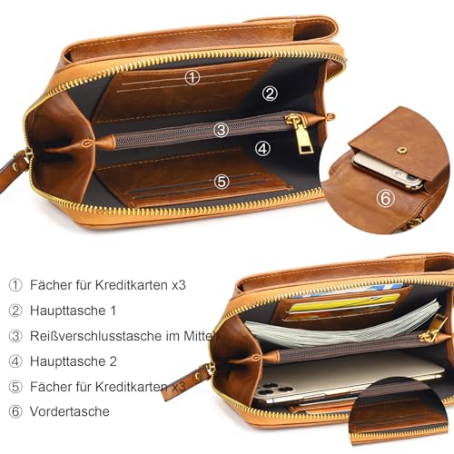 Sac à bandoulière RFID femme : protégez vos cartes avec ce cuir végétalien - 3