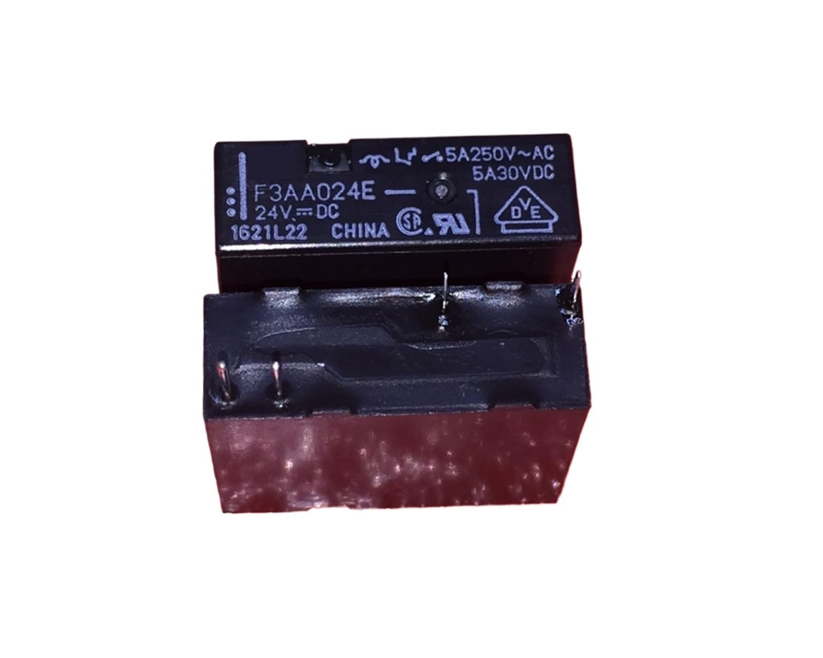 10 Pe?as Relé F3aa024e 24v 24vdc Dc24v4pin 5a | Parcelamento sem juros