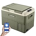 AAOBOSI 12 Volt Car Refrigerator 32 Quart (30L) RV Portable Refrigerator Freezer Car Fridge Cooler -4?-68? Electric Compressor Cooler 12/24V DC 100-240V AC Travel Refrigerator