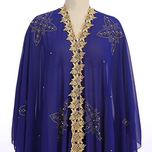 Robe maxi ample col en V pour masquer les complexes - 3