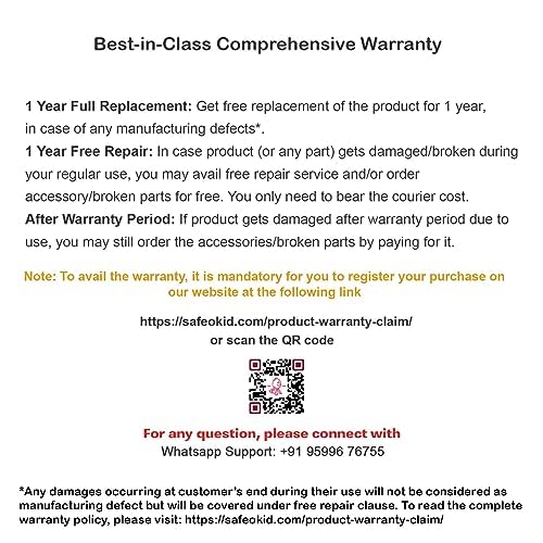 Image of Safe-O-Kid Rover Baby Stroller /Pram with 1 Year Warranty Kid for 0 to 3 Years Travel Friendly with XL Canopy, 5 Point Safety Harness, One Hand Fold, Adjustable backrest, 360 Swivel Wheel - Pink