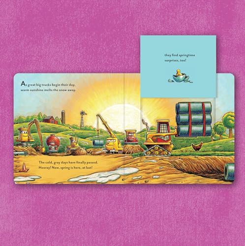 Construction Site Spring Delight: An Easter Lift-the-Flap Book (Goodnight Construction Site) - Thumbnail 7