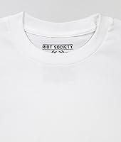 Vista 4 de Riot Society Camiseta clásica - Camisetas básicas de manga corta con cuello redondo