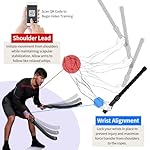 Ropeless Battle Ropes for HIIT Workouts, Cardio & Muscle Training, Low-Impact Cardio Training, Portable Cordless Home Gym Equipment for Men & Women with Non-Slip Gloves - Image 3