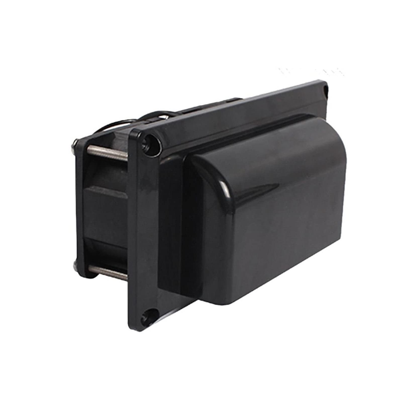 Caravan Accessories 12V Range Hood Exhaust Fan Black and White Vent Quick Exhaust Oil Suction Kitchen Vent for Motorhome(Nero)