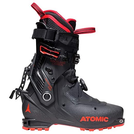 ATOMIC Backland Carbon Touring Botas (19/20), 25.5, Negro/Rojo