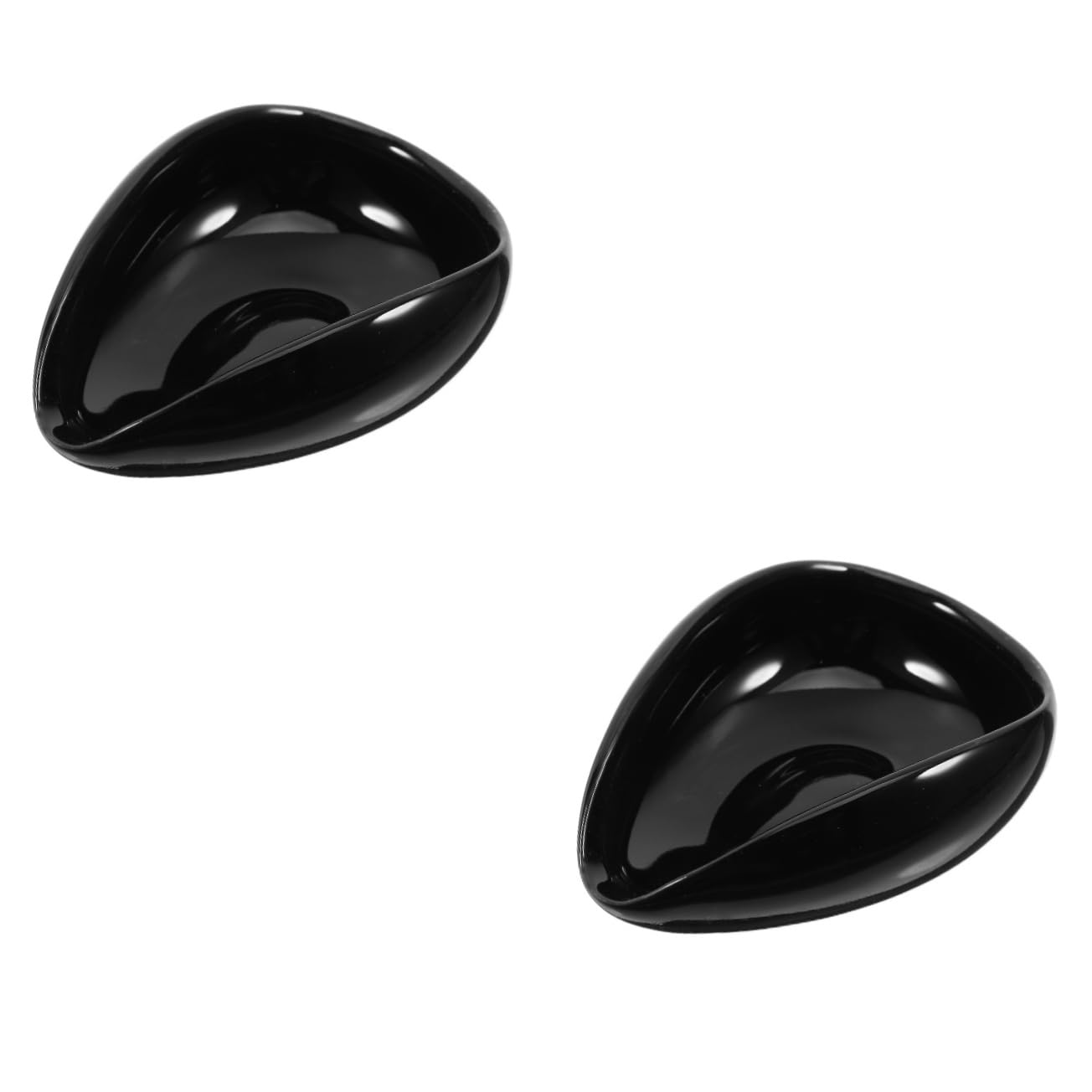 Plateau de dosage unique en porcelaine Cha He pour thé et grains de café, lot de 2